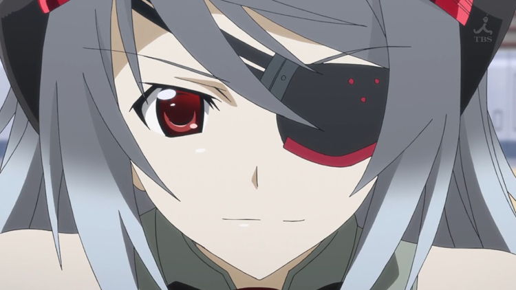 Julie Sigtuna, julie, silver hair, pink, ecchi, bed, absolute duo, red eyes, HD wallpaper