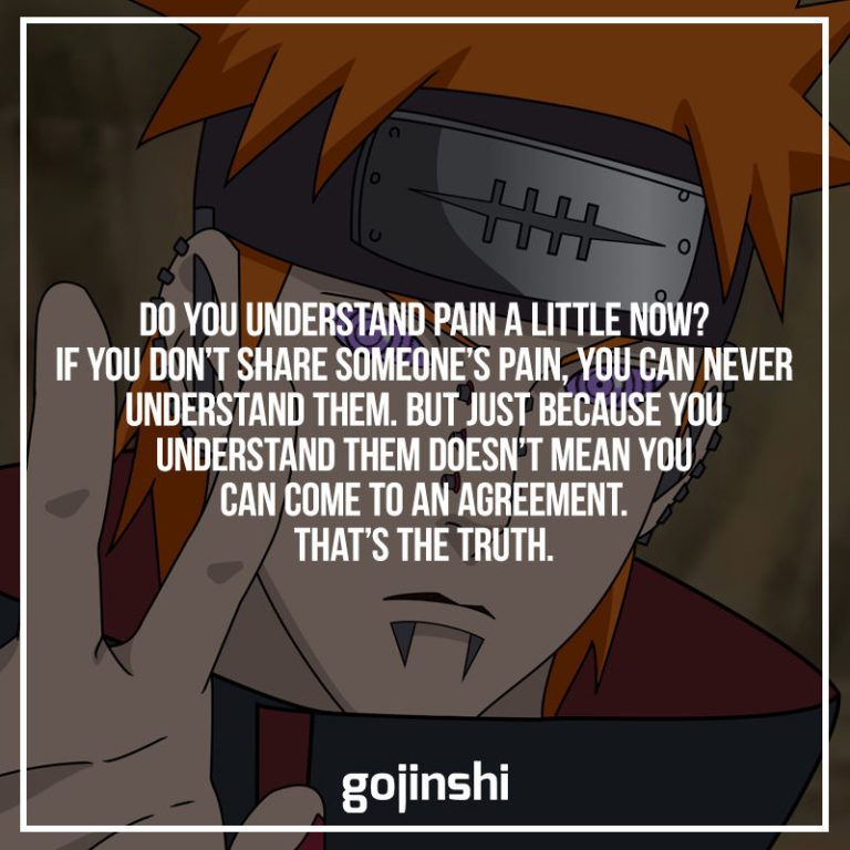 15 Best ThoughtProvoking Pain Quotes From Naruto
