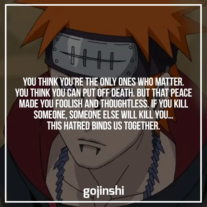 Pain Quotes From Naruto