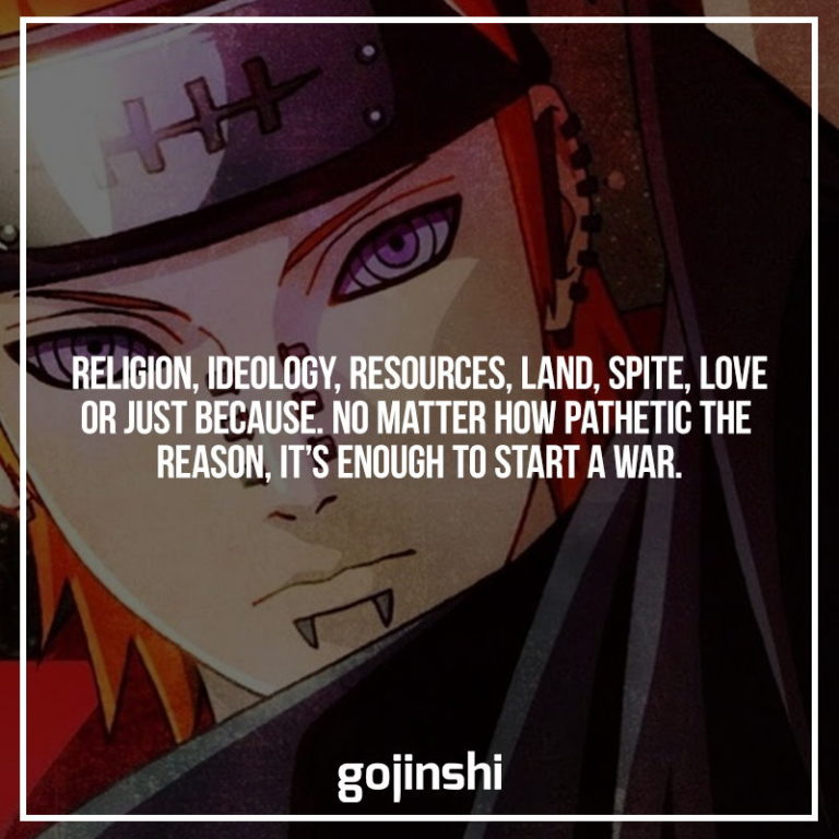 15 Best ThoughtProvoking Pain Quotes From Naruto